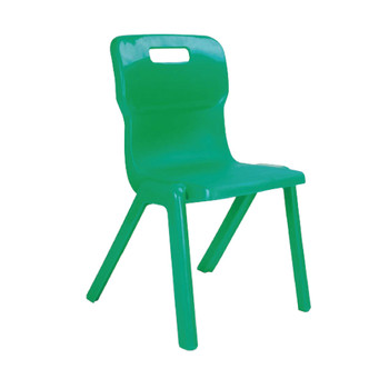 Titan One Piece Chair 260mm Green Pack of 10 KF78538 KF78538