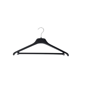 Alba Abs Coat Hanger With Bar Black Pack 20 PMBASIC PL PMBASIC PL