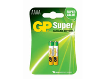 GP Batteries AAAA 2-P 25A SUPER ALKALINE AAAA / LR61 151023