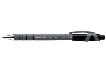 Paper Mate Flexgrip Ultra Retractable Ballpoint Pen 1.0Mm Tip 0.5Mm Line Black P 1910073