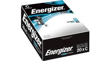 Energizer Max Plus C Alkaline Batteries Pack 20 E301324104