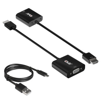 Club3D CAC-1302 Video Cable Adapter 0.5 M CAC-1302
