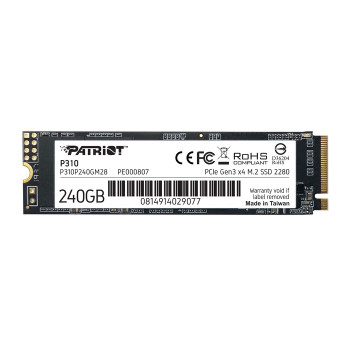 Patriot Memory P310P240GM28 P310 M.2 240 Gb Pci Express P310P240GM28