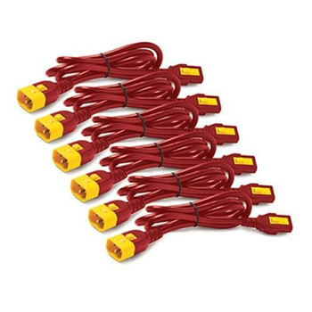 APC AP8704S-WWX340 Power Cable Red 1.22 M C13 AP8704S-WWX340