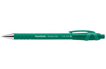 Paper Mate Flexgrip Ultra Retractable Ballpoint Pen 1.0Mm Tip 0.5Mm Line Green P S0190453