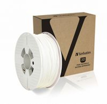 Verbatim 55328 PLA 3D Filament. White 55328