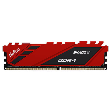 Netac Shadow Red 8Gb Ddr4 3200Mhz Pc4-25600 Cl16 Dimm Memory NTSDD4P32SP-08R