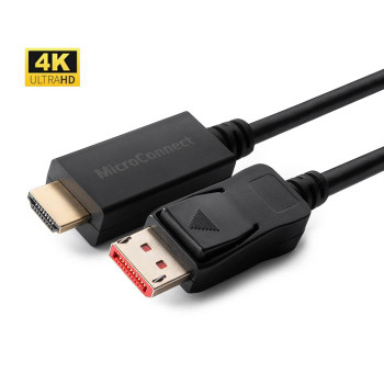 MicroConnect MC-DP-HDMI-1004K 4K Displayport to HDMI Cable MC-DP-HDMI-1004K