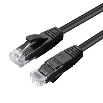 MicroConnect MC-UTP6A0025S CAT6A UTP 0.25m Black LSZH MC-UTP6A0025S