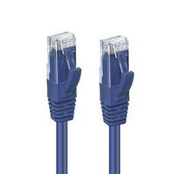 MicroConnect MC-UTP6A01B CAT6A UTP 1m Blue LSZH MC-UTP6A01B