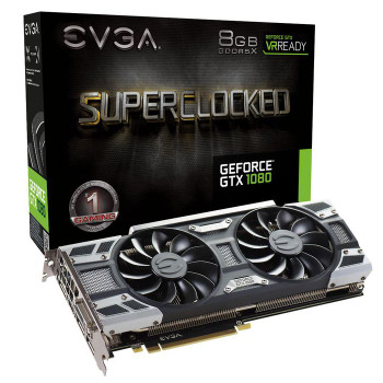 EVGA 08G-P4-6183-KR GTX1080 8GB SC Gaming ACX 3.0 08G-P4-6183-KR