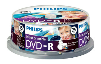 Philips DM4I6B25F/00 25 x Printable DVD+R 4.7GB DM4I6B25F/00