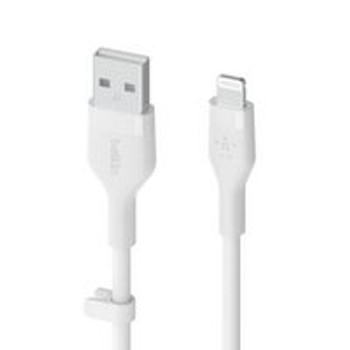 Belkin CAA008BT2MWH Cbl Scicone Usb-A Ltg 2M Blc CAA008BT2MWH