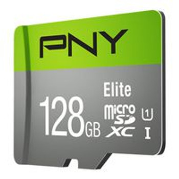 PNY P-SDU128V11100EL-GE Elite 128 Gb Microsdxc Uhs-I P-SDU128V11100EL-GE