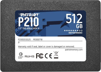 Patriot Memory P210S512G25 P210 2.5" 512 Gb Serial Ata P210S512G25