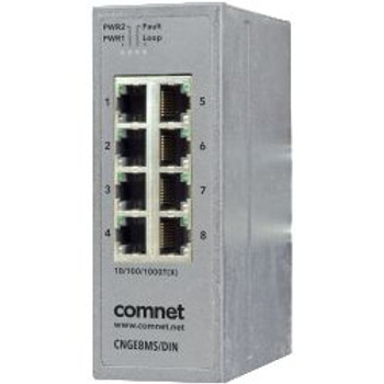 ComNet CNGE8MS/DIN Managed Switch. 8 Port 10/100 CNGE8MS/DIN