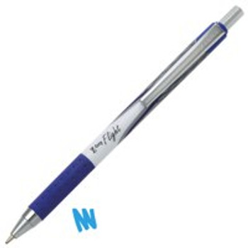 Zebra Z-Grip Flight Ballpoint Pen 1.2Mm Tip 0.6Mm Line Blue Pack 12 13302