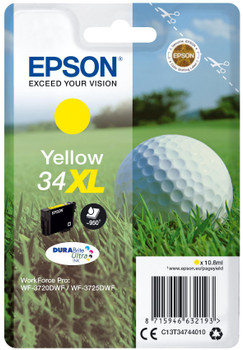 Epson C13T34744020 34XL Ink Yellow 10.8ml Blister C13T34744020