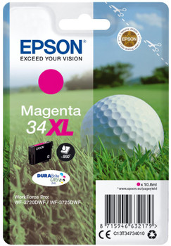 Epson C13T34734020 34XL Ink Magenta 10.8ml C13T34734020