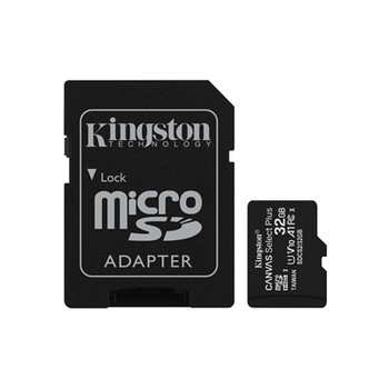 Kingston Canvas Select Plus 32Gb Micro Sd Uhs-I Flash Card With Adapter SDCS2/32GB