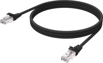 Vision TC 2MCAT6/BL Networking Cable Black 2 M TC 2MCAT6/BL