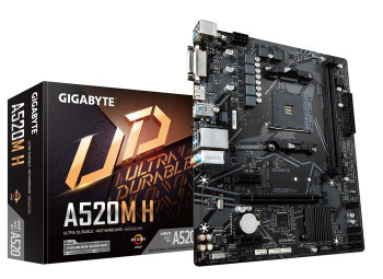 Gigabyte A520M H Rev. 1.0 Amd A520 Socket A520M H