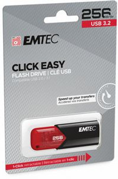 Emtec ECMMD256GB113 Click Easy Usb Flash Drive ECMMD256GB113
