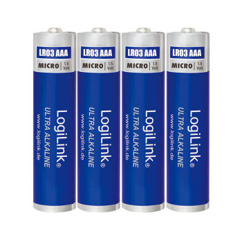 LogiLink LR03B4 Ultra Power AAA Alkaline LR03B4