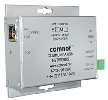 ComNet CNFESFPMCPOE30/M Media Converter 10/100Mbps CNFESFPMCPOE30/M