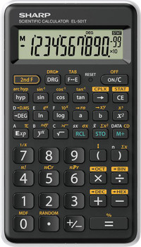 Sharp SH-EL501TBWH El-501T Calculator Pocket SH-EL501TBWH