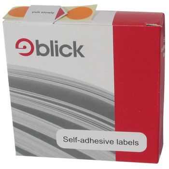 Blick Labels in Dispensers Round 19mm Blue Pack of 1280 RS011453 RS01141