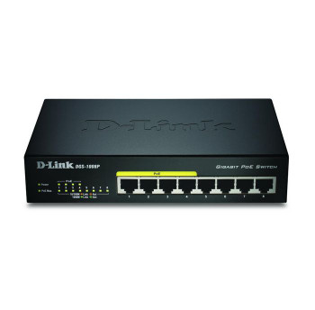 D-Link DGS-1008P/E 8-Port Gigabit Ethernet PoE DGS-1008P/E