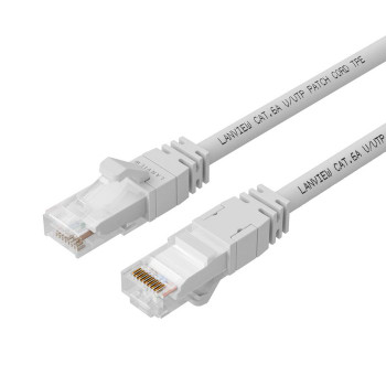 Lanview LV-UTP6A015W CAT6A UTP 1.5m White LSZH. LV-UTP6A015W