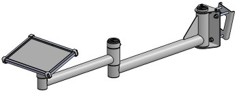 Ergonomic Solutions BLADT001-02 900mm Clamp-on arm. X-Frame BLADT001-02