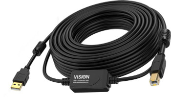 Vision TC 15MUSB+/BL/2 Usb Cable 15 M Usb 2.0 Usb A TC 15MUSB+/BL/2