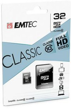 Emtec ECMSDM32GHC10CG Memory Card 32 Gb Microsd ECMSDM32GHC10CG