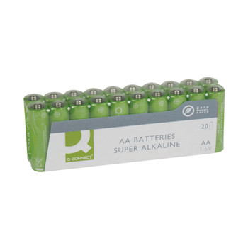 20 x Q-Connect AA Battery Economy Alkaline batteries no added mercury KF108 KF10848