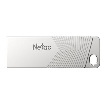Netac 64Gb Usb 3.2 Memory Pen Um1 Zinc Alloy Casing Key Ring Pearl Nickel Colour NT03UM1N-064G-32PN