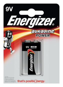 Energizer 7638900297409 Battery 9V/6LR61 Alkaline 7638900297409