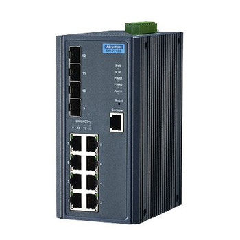 Advantech EKI-7712G-4FIAE 8GE+4G SFP Managed Ethernet EKI-7712G-4FIAE