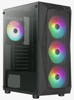 AeroCool AEROPGS-FALCON-ABKV1 Falcon Midi Tower Black AEROPGS-FALCON-ABKV1