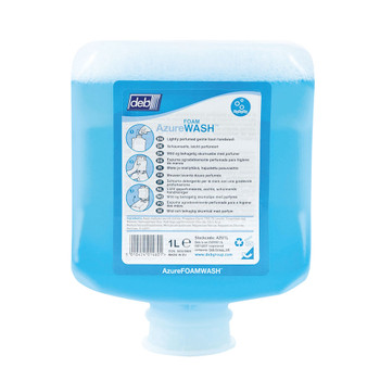 Deb Refresh Azure Foam Wash 1 Litre Cartridge Pack of 6 AZU1L DEB01460