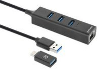 Manhattan 180894 USB-C & USB-A Combo Dock/Hub. 180894