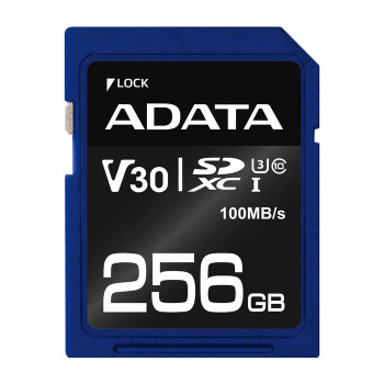 ADATA ASDX256GUI3V30S-R 256GB SDXC UHS-I U3 V30S ASDX256GUI3V30S-R