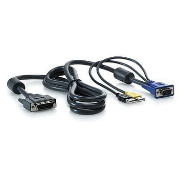 Hewlett Packard Enterprise AF613A 1x4 KVM Console 6ft USB Cable AF613A