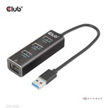 Club3D CSV-1430A Usb 3.2 Gen1 Type-A. 3 Ports CSV-1430A