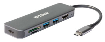 D-Link DUB-2327 6-in-1 USB-C Hub with DUB-2327