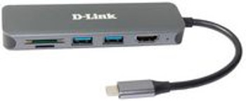 D-Link DUB-2327 6-in-1 USB-C Hub with DUB-2327