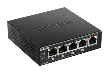 D-Link DGS-1005P/E 5-Port Desktop Gigabit PoE+ DGS-1005P/E
