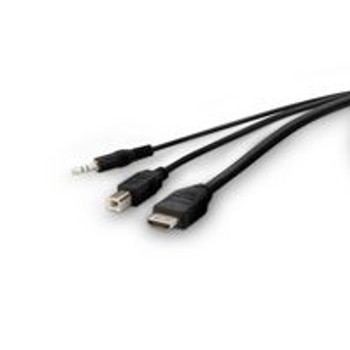 Belkin F1DN1CCBL-HH6T F1Dn1Ccbl Kvm Cable Black 1.8 F1DN1CCBL-HH6T